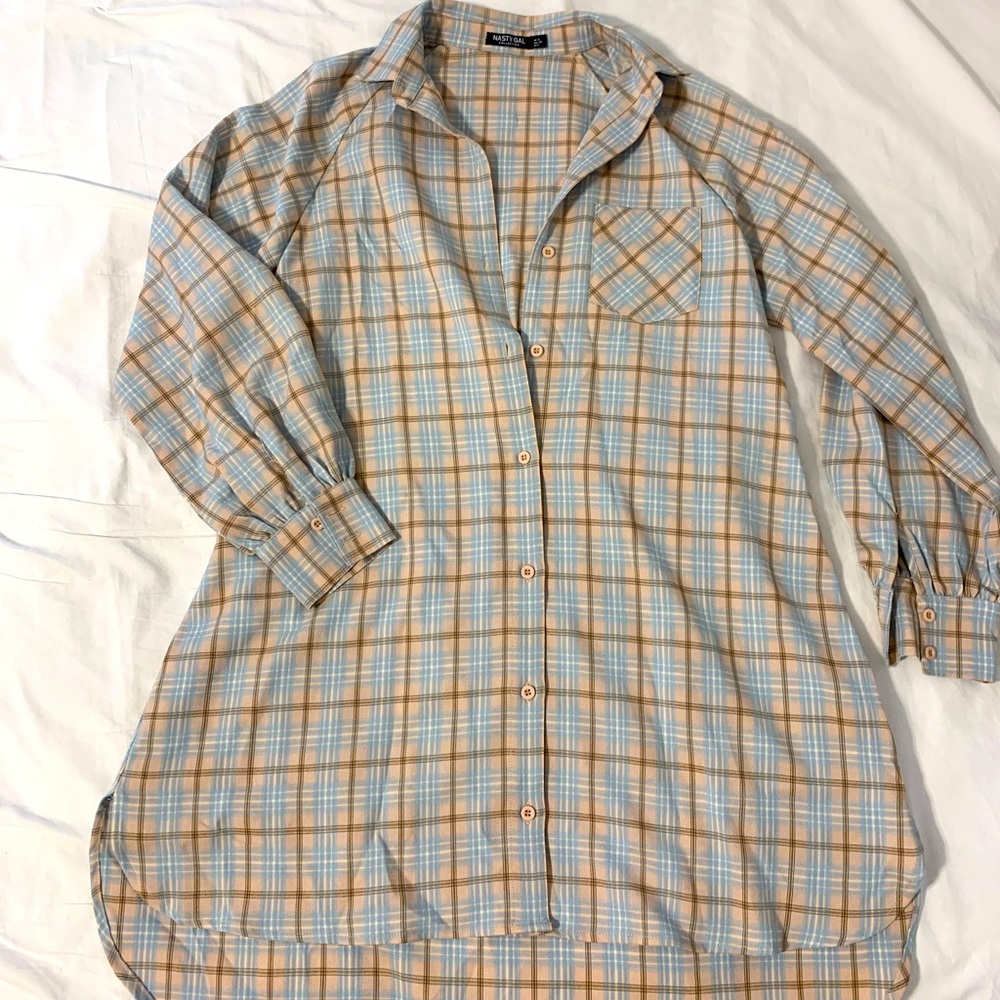 Nasty gal flannel dress